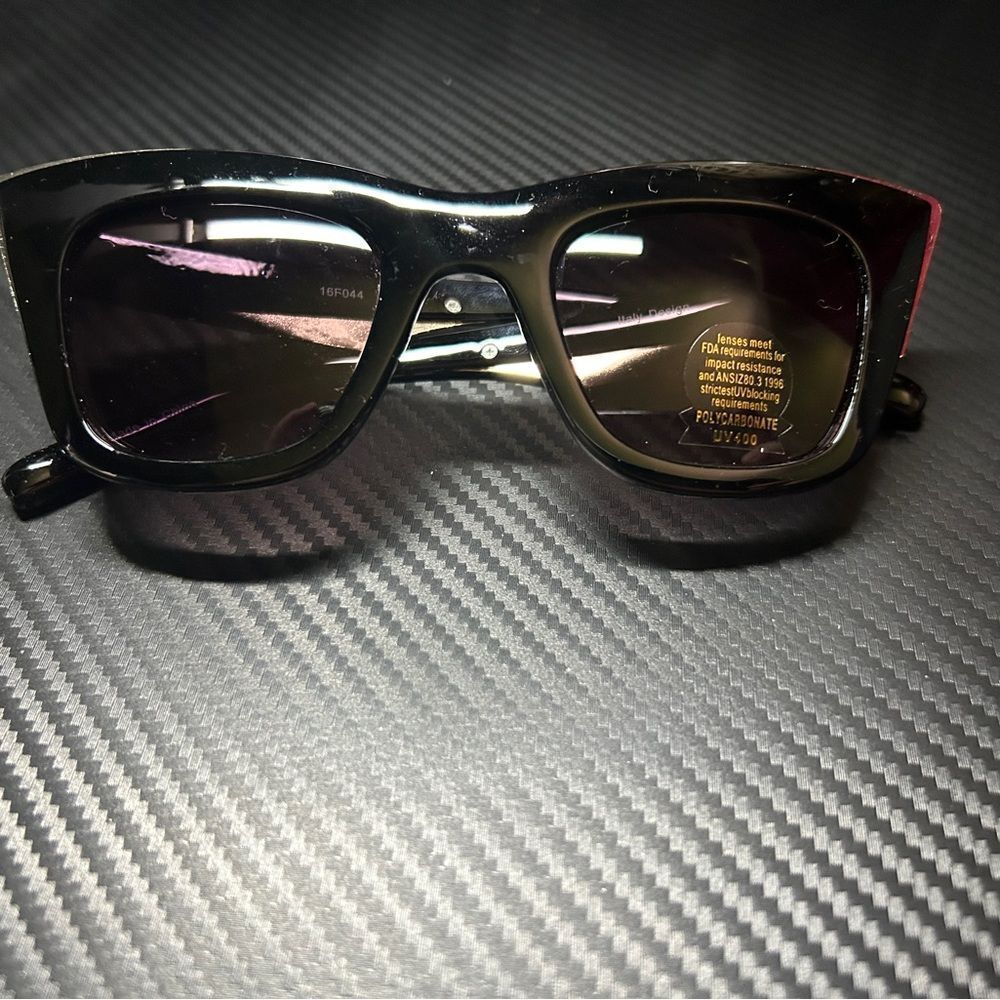 Cat Eyed Black Sunglasses